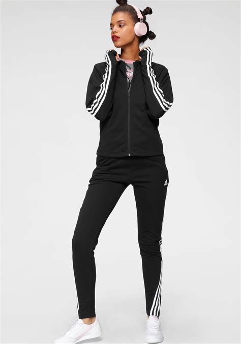 adidas dv2436 trainingspak zwart fitting|adidas trainingspak dames.